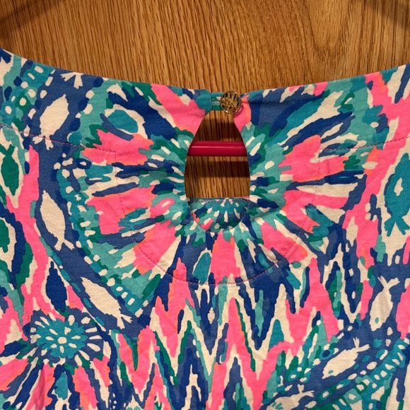 Lilly Pulitzer Pink and Blue Floral Blouse - Picture 5 of 7